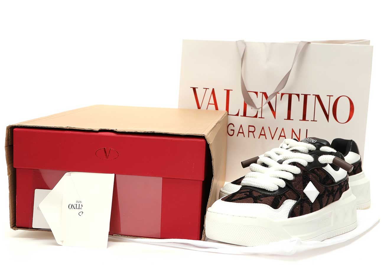 Valentino Garavani One Stud XL Sneakers BROWN SIZE 35-45