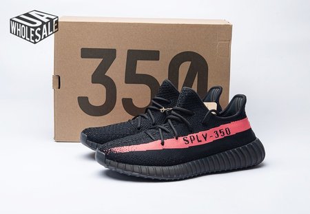 Yeezy 350 Boost V2 Black Red BY9612 36-48