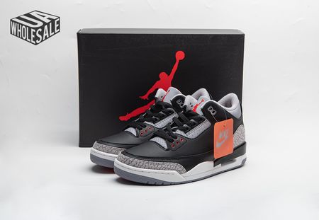 Air Jordan 3 Retro Black Cement Reimagined 2024 DN3707-010 Size 40- 47.5